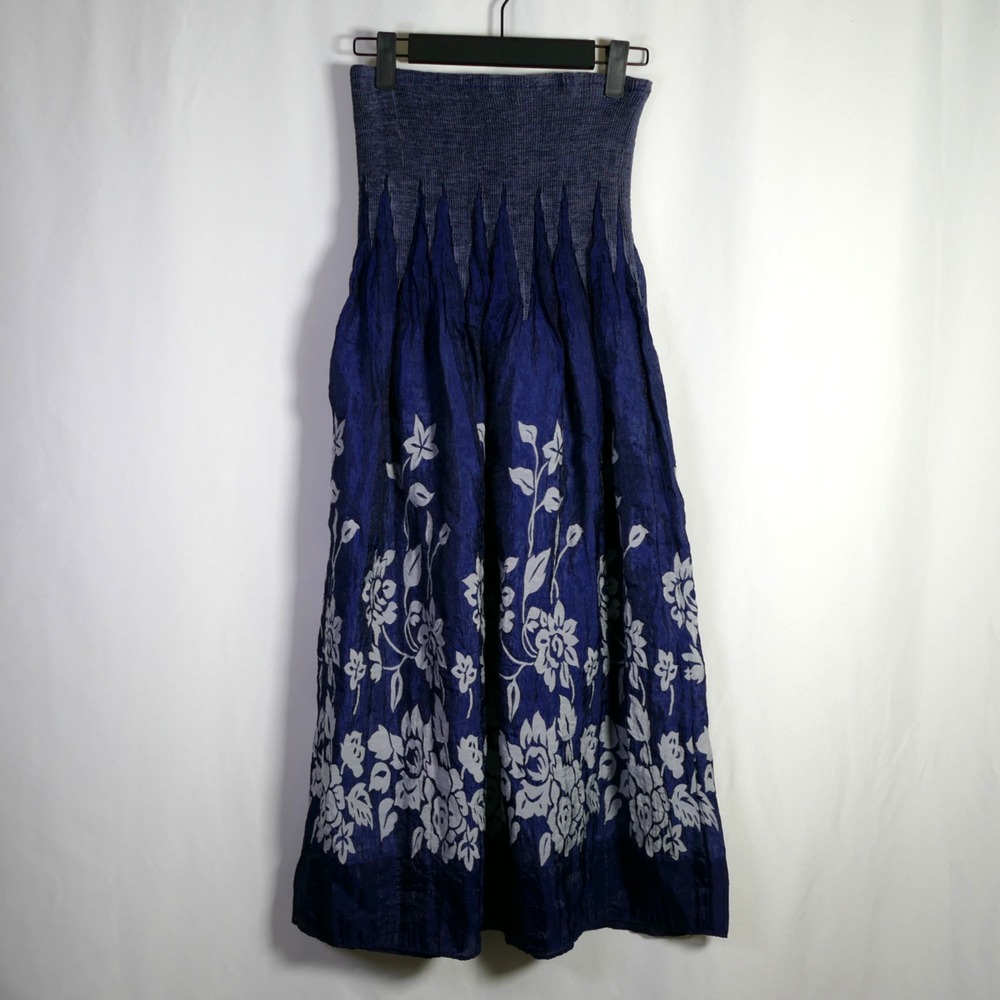 Lapis Anthropologie Womens Boho Convertible Tube Dress One Size Floral Whimsical